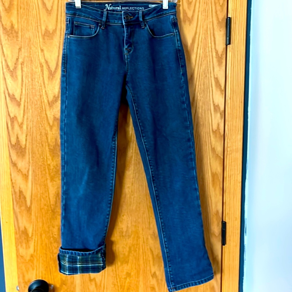 Women’s Natural reflections flannel lined jeans
